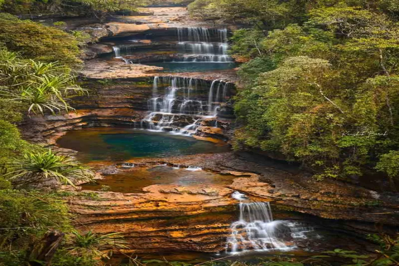 Kupli River and Umbyrlein Falls